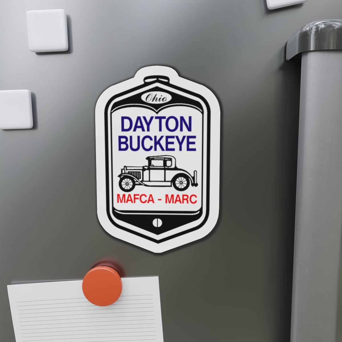 Dayton Buckeye Model A Ford Club - Vintage Die-Cut Magnet
