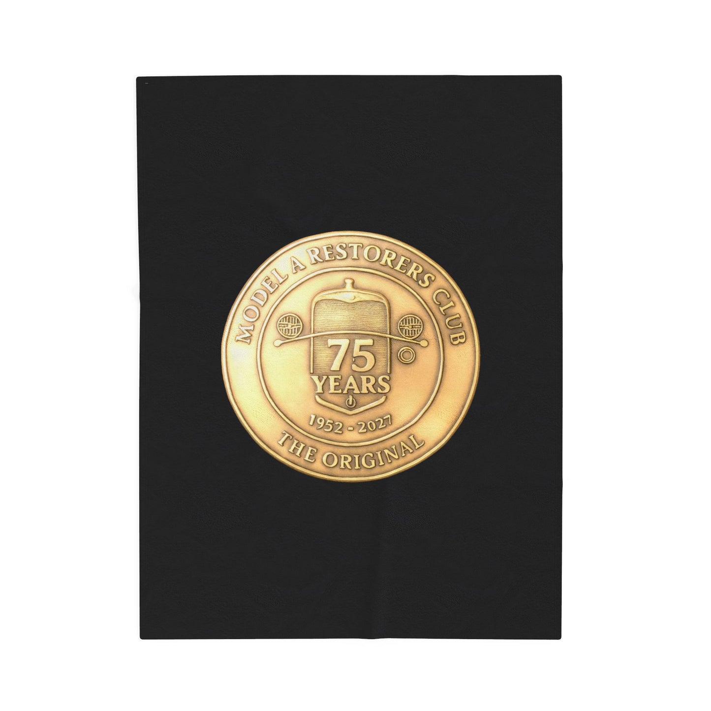 75 Years Model A Restorer's Club Commemorative Throw — Velveteen Plush Blanket