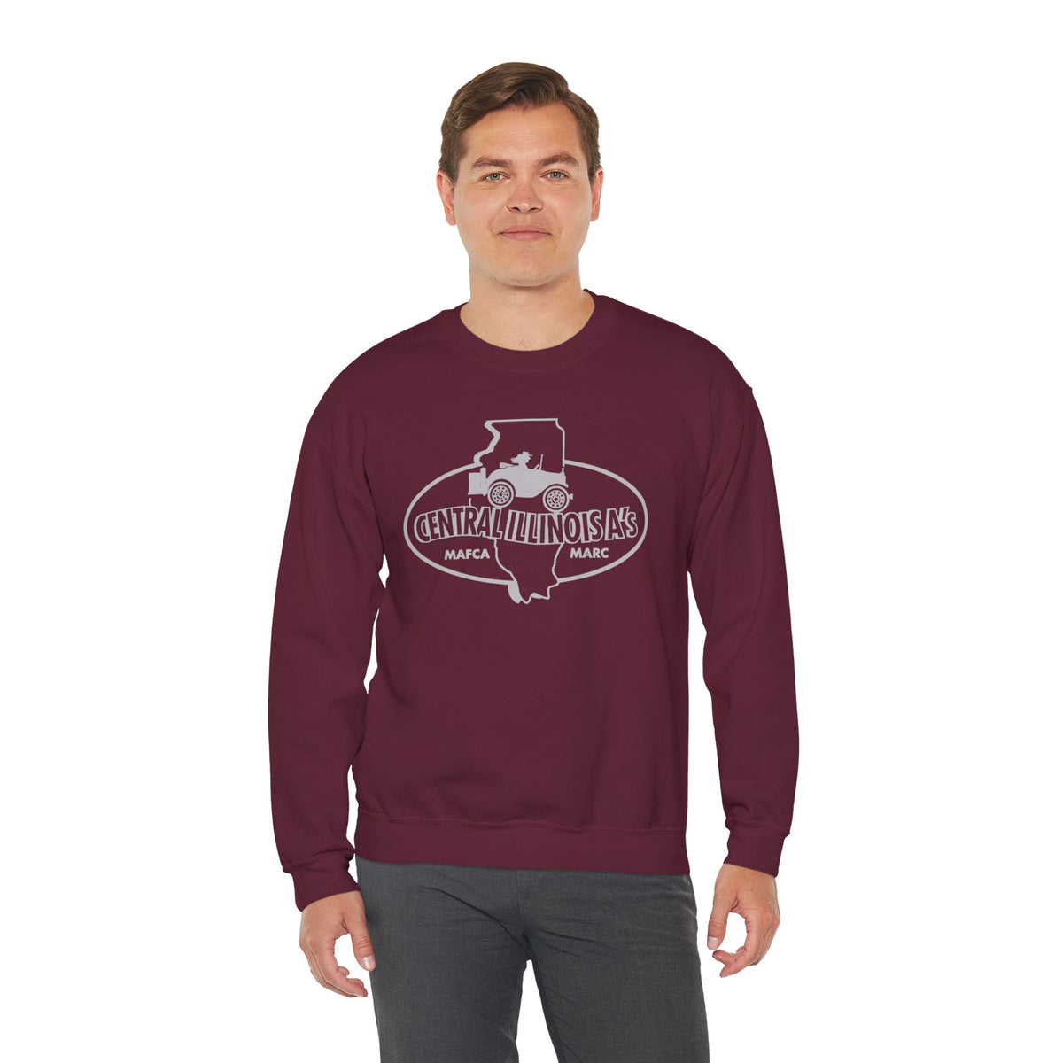 Central Illinois A's Sweatshirt - Unisex Heavy Blend™ Crewneck Sweatshirt
