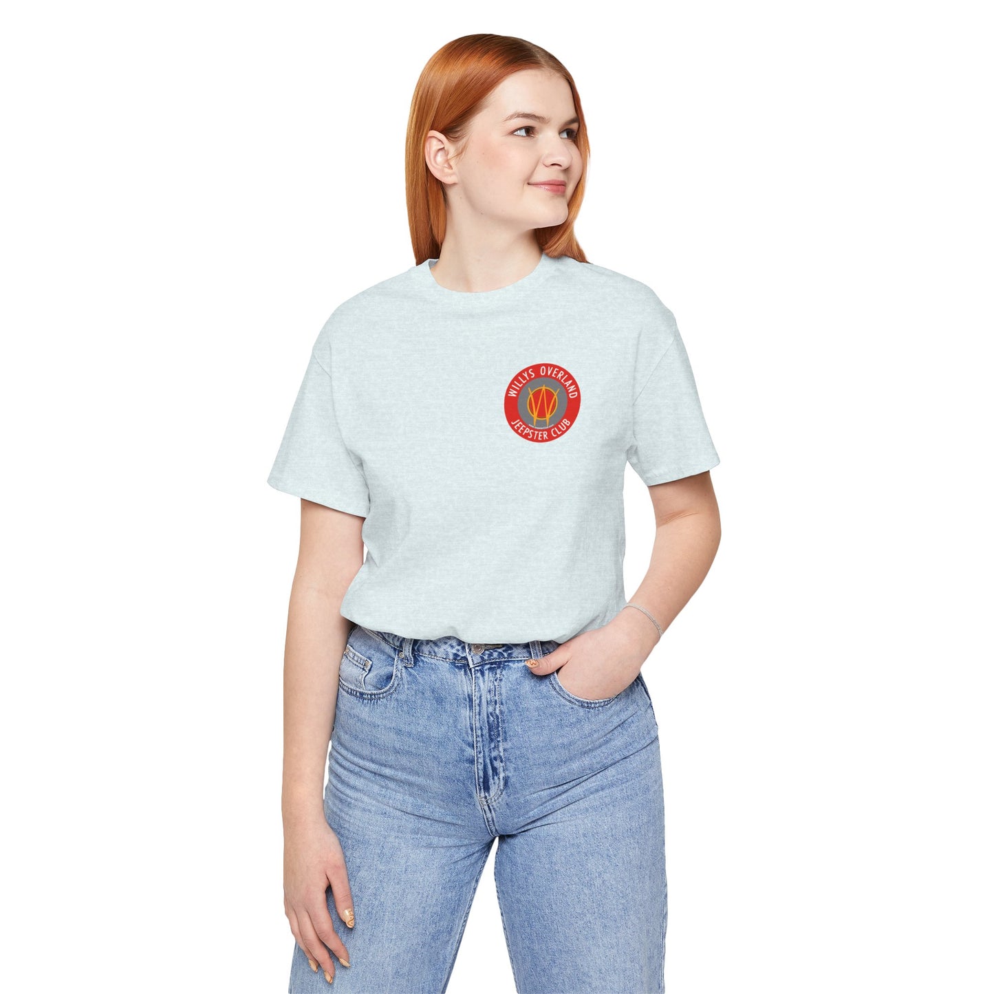 Willys Overland Jeepster Club T‑Shirt — Front and Back Logos