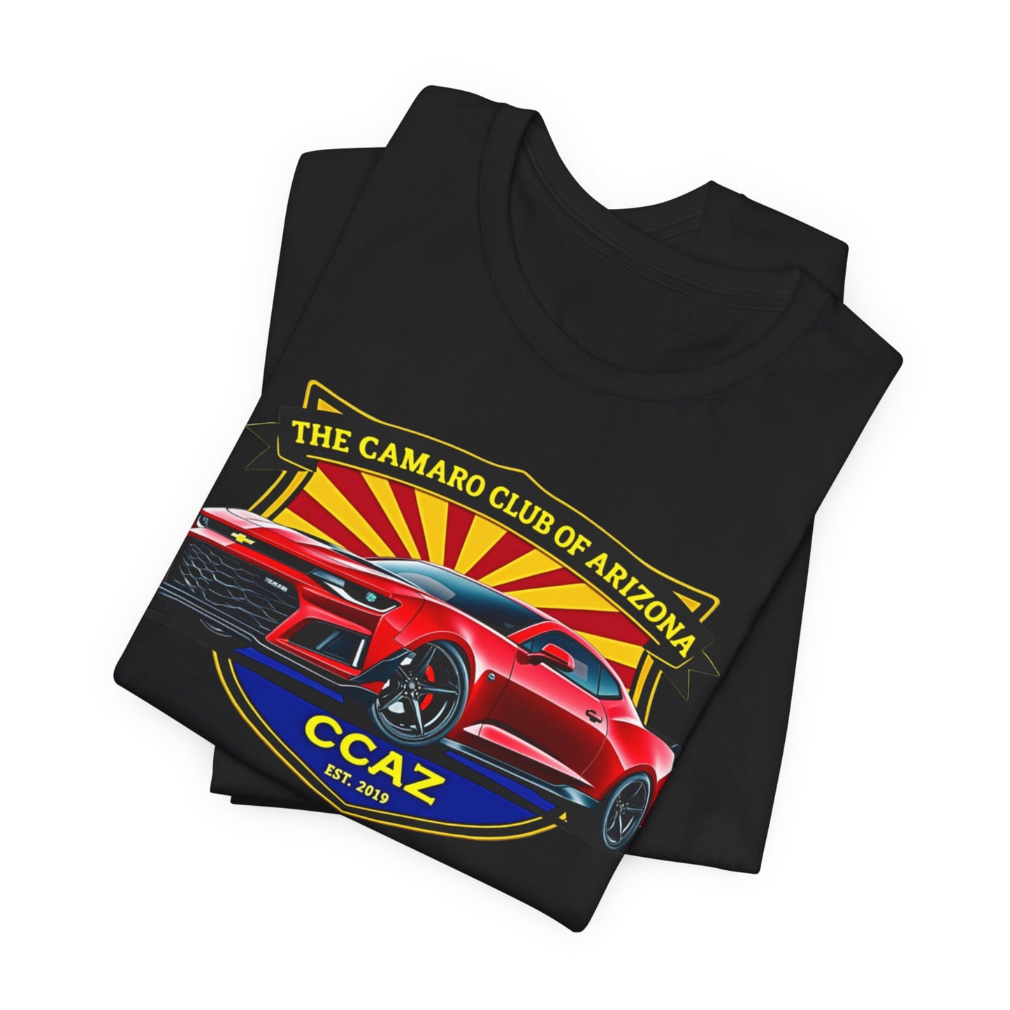 Camaro Club of Arizona T-Shirt – CCAZ Red Camaro Graphic Tee
