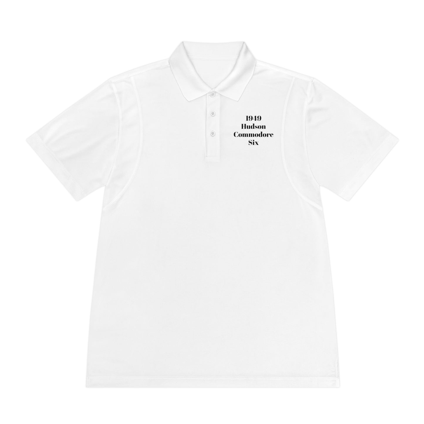 1949 Hudson Commodore Six Polo — Vintage Classic Car Golf Shirt (Rick C)