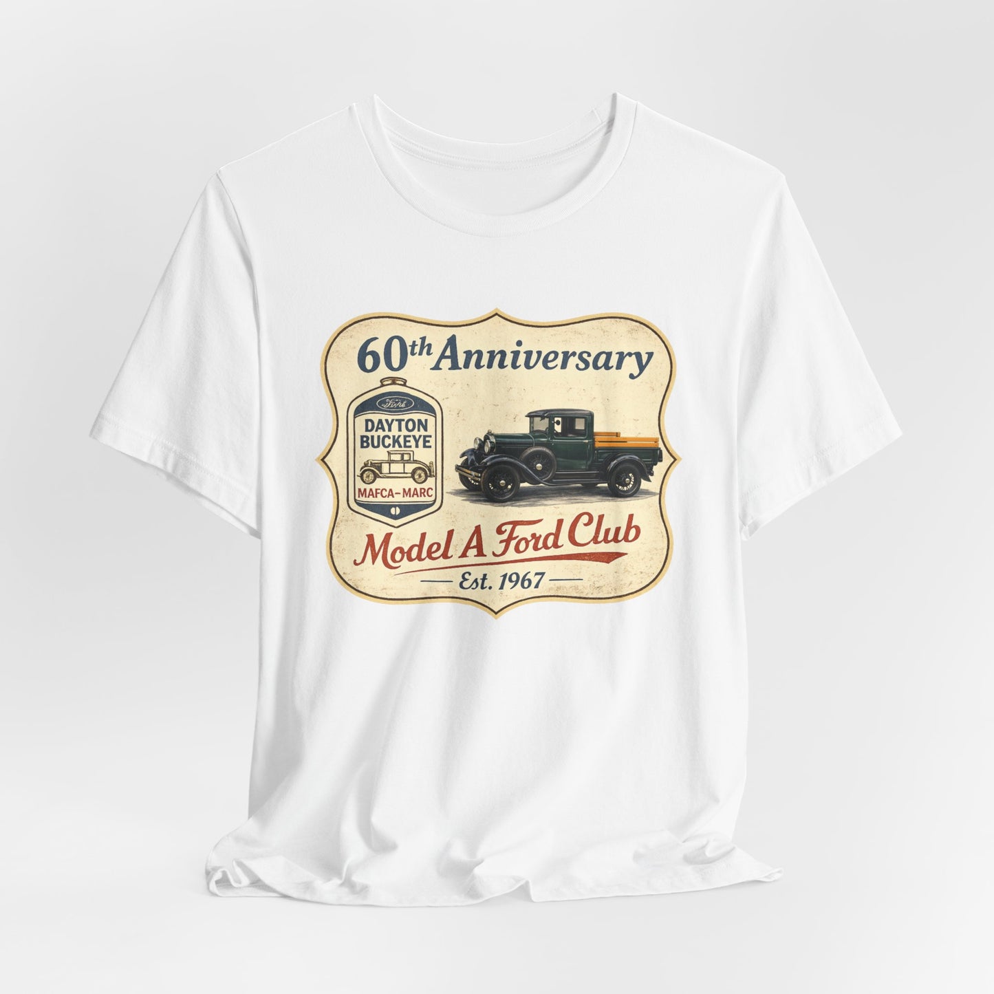 Dayton Buckeye Model A Ford Club 60th Anniversary Tee — Pickup (KS)