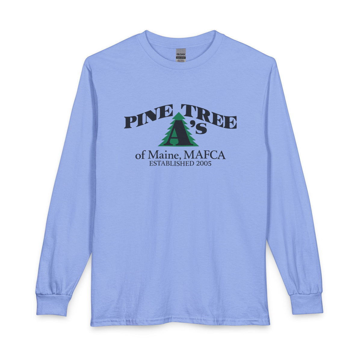 Pine Tree A's of Maine, MAFCA - Unisex Long Sleeve T-Shirt