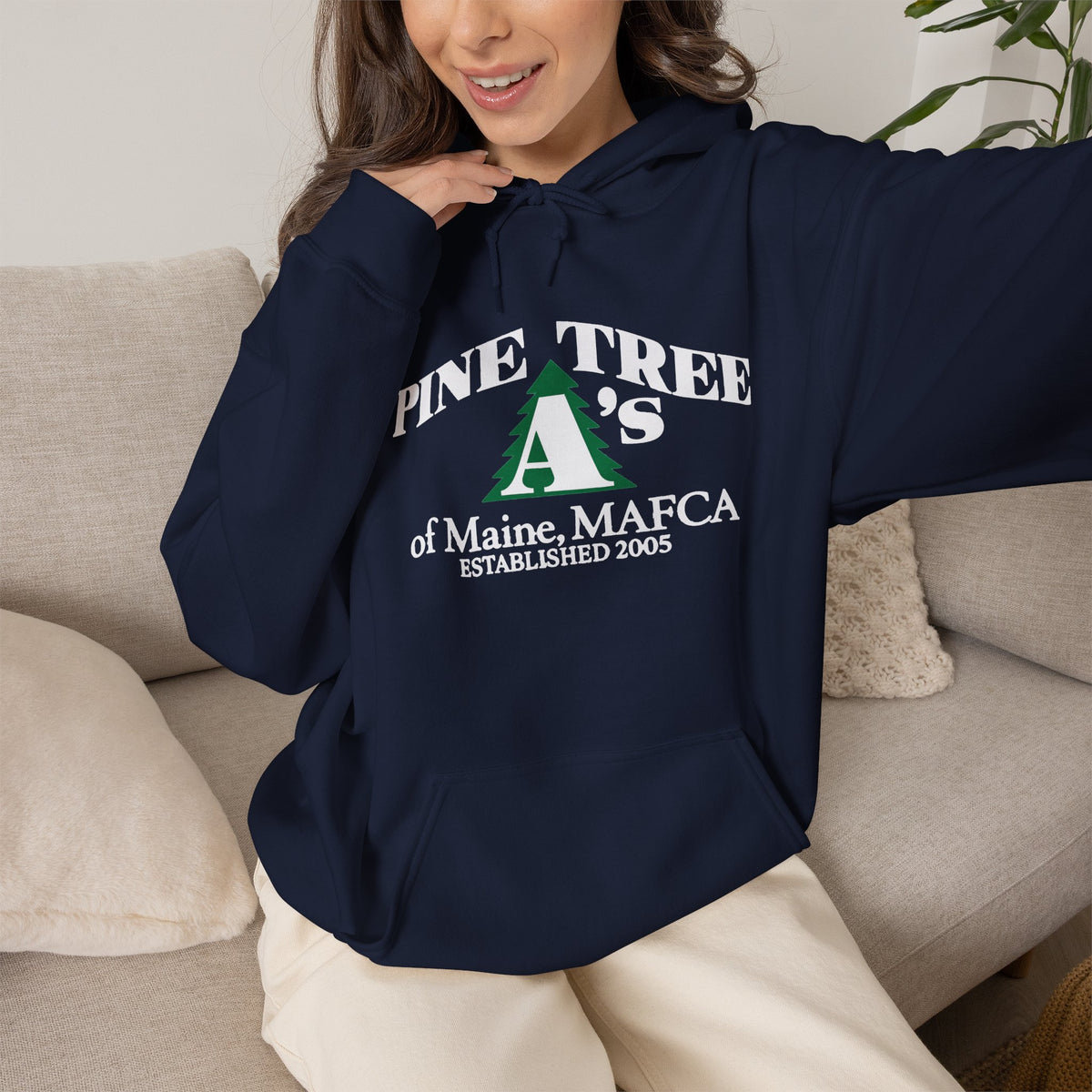 Pine Tree A's of Maine, MAFCA Hoodie – Unisex Heavy Blend™ Hooded Sweatshirt
