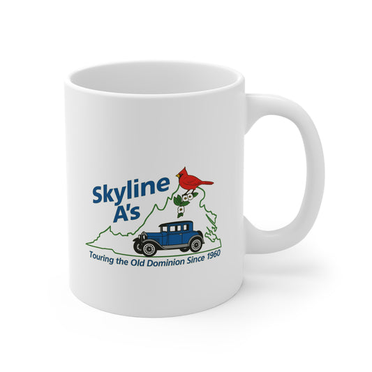 Skyline A's Classic Car Mug — 'Touring the Old Dominion Since 1960' 11oz