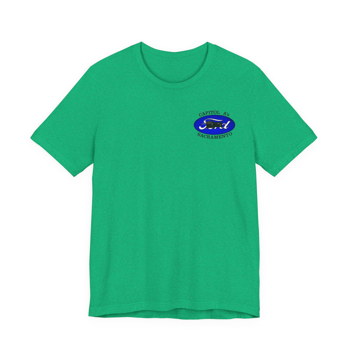 Capitol A's (single small logo) Unisex Soft Short Sleeve Tee