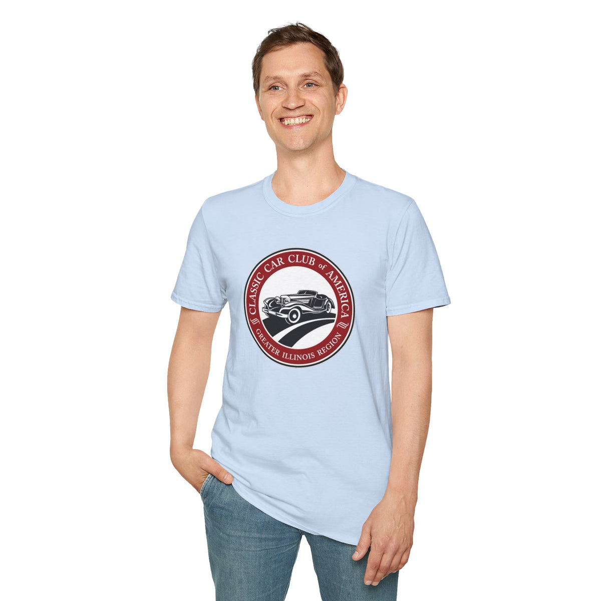 Classic Car Club of America Greater Illinois Region T-Shirt - Unisex Softstyle T-Shirt