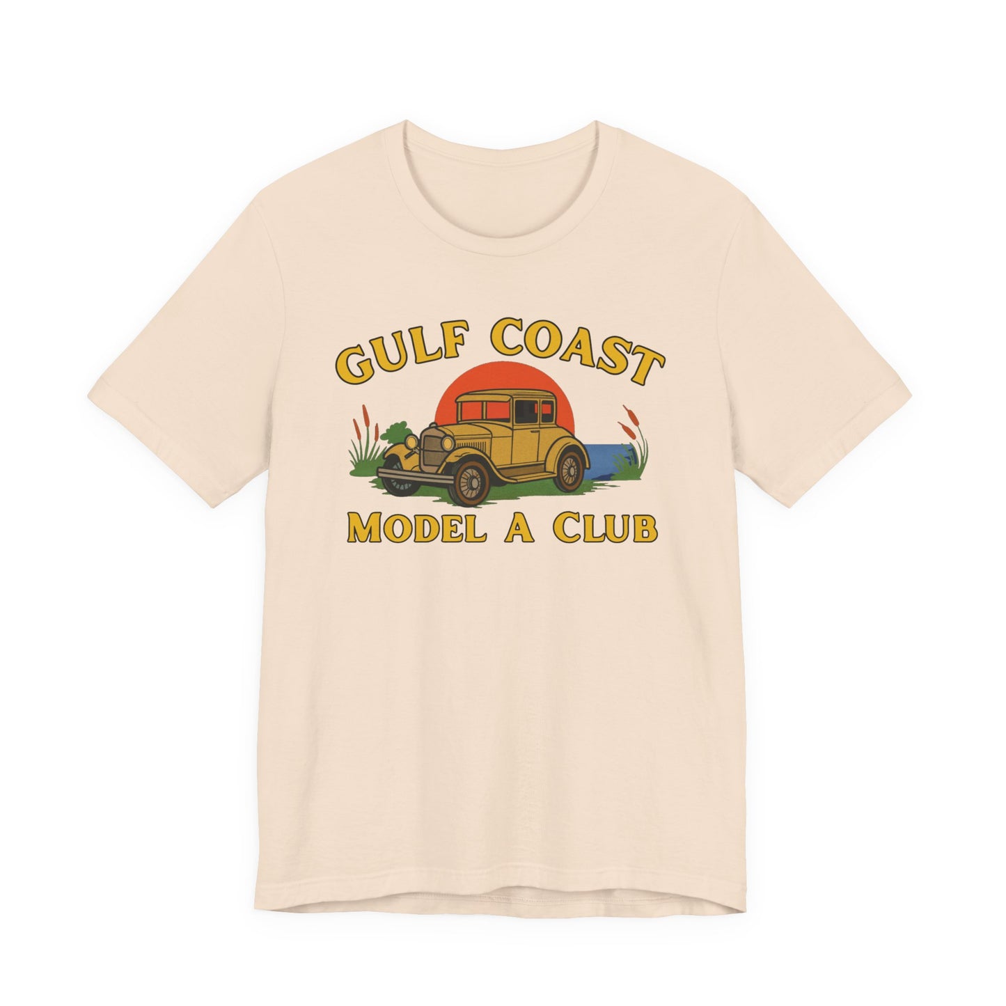 Gulf Coast Model A Club Tee — Vintage Car Graphic T-Shirt
