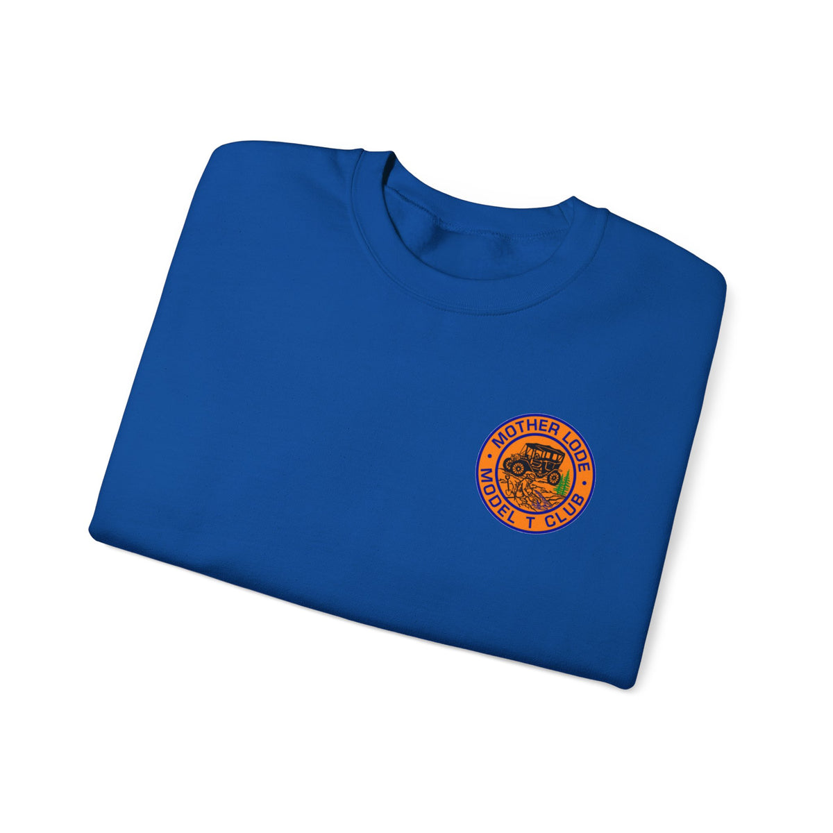 Mother Lode Model T Club (front and back print) Unisex Heavy Blend™ Crewneck Sweatshirt