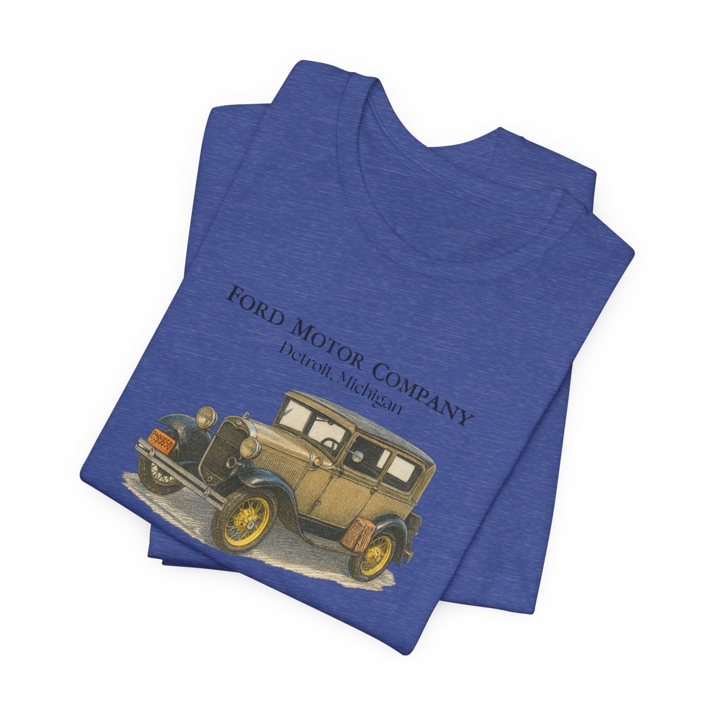 1931 Model A Ford Tudor Sedan T‑Shirt — Classic Ford Motor Company Car Tee