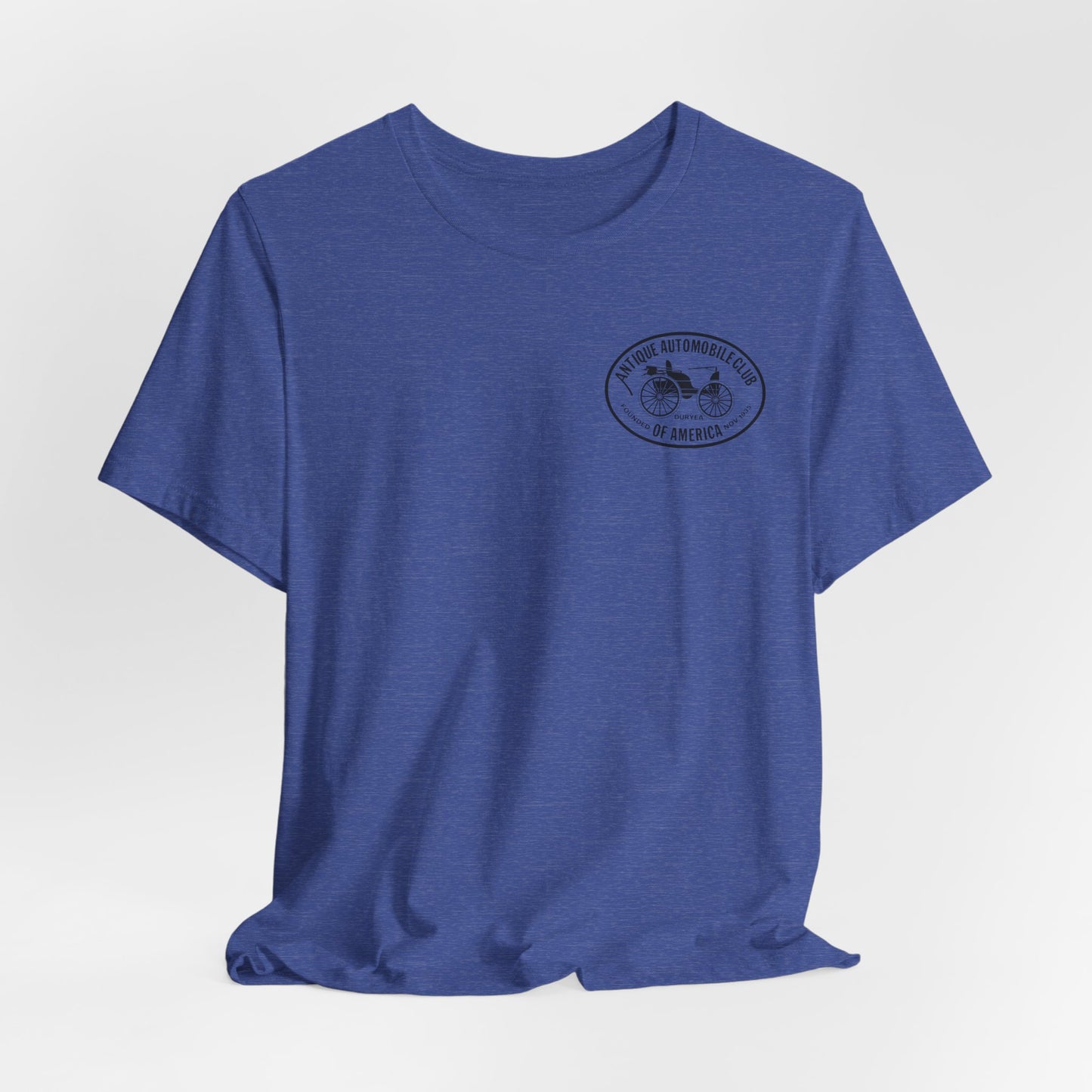 Shenandoah Region AACA Winchester VA Tee - Small AACA Logo Front and Large Shenandoah Region AACA Logo on Back