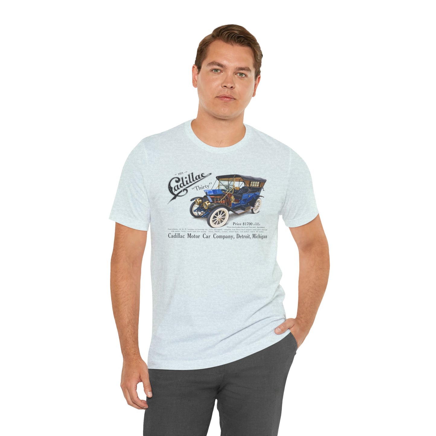 1911 Cadillac Vintage Car Tee – Classic Antique Automobile Graphic Shirt