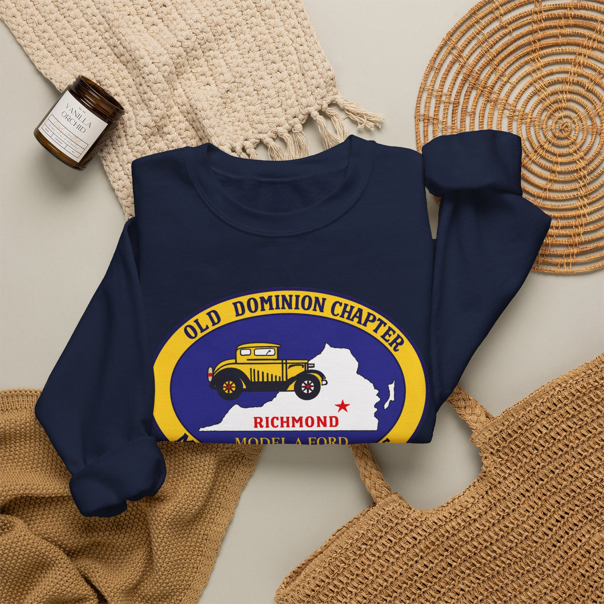 Old Dominion Model A Ford Club Crewneck Sweatshirt – Unisex Heavy Blend™ Crewneck Sweatshirt