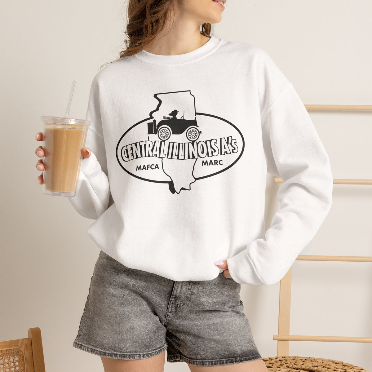 Central Illinois A's Sweatshirt - Unisex Heavy Blend™ Crewneck Sweatshirt