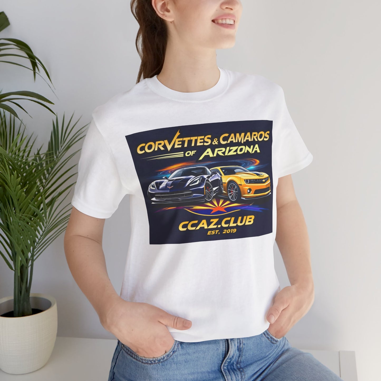 Corvettes & Camaros of Arizona Tee — CCAZ Club Car Show Shirt