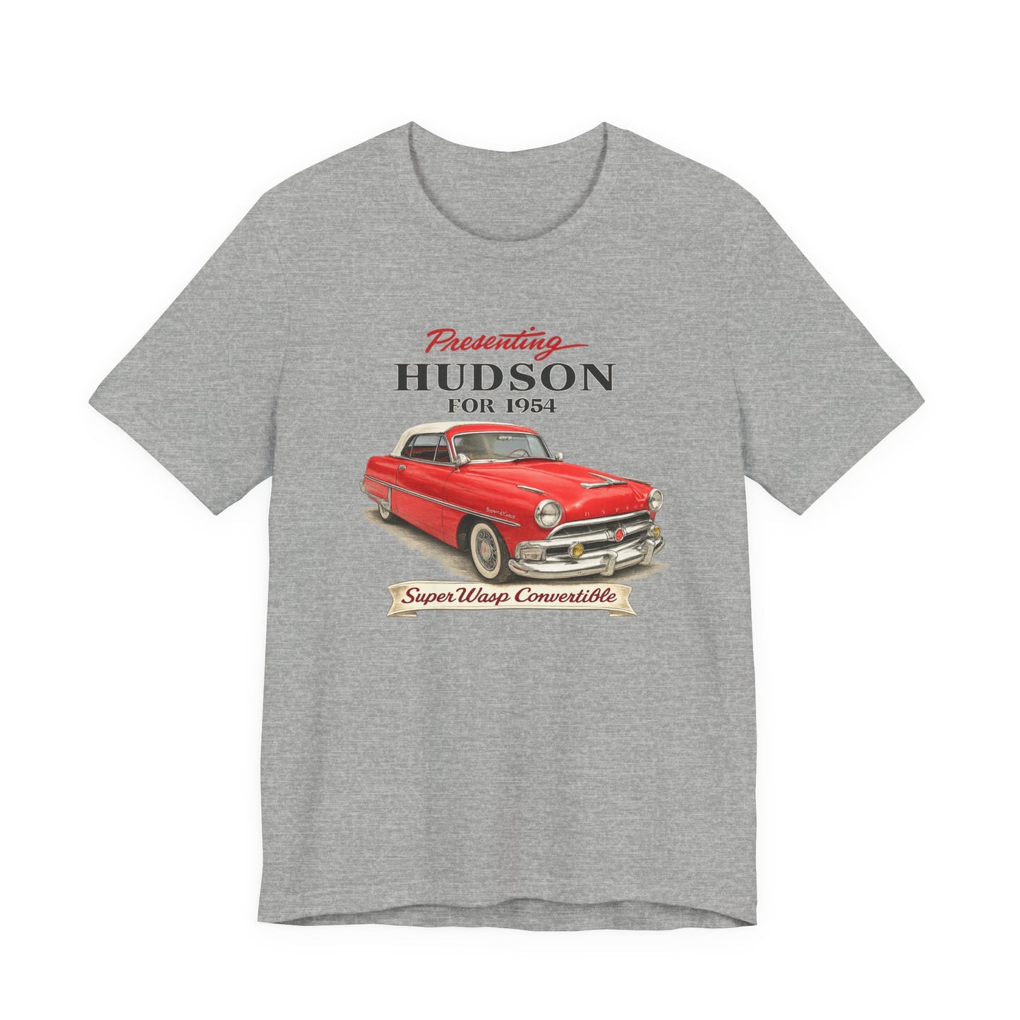 1954 Hudson Super Wasp Convertible Tee — Unisex Jersey Short Sleeve Tee (SFK)