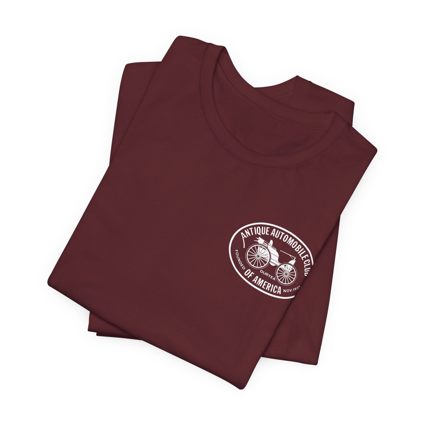 Shenandoah Region AACA Tee — Small AACA Front Logo and Large Shenandoah Region AACA Back Logo