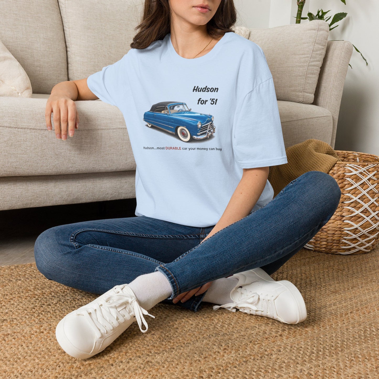Hudson '51 Classic Car Tee – Unisex Softstyle T-Shirt