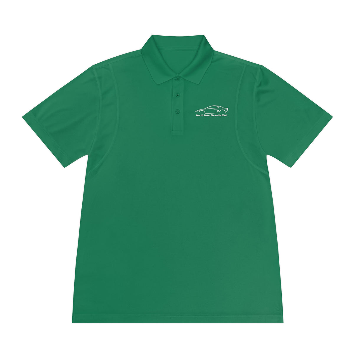 North Idaho Corvette Club Performance Polo with Front and Back Logos