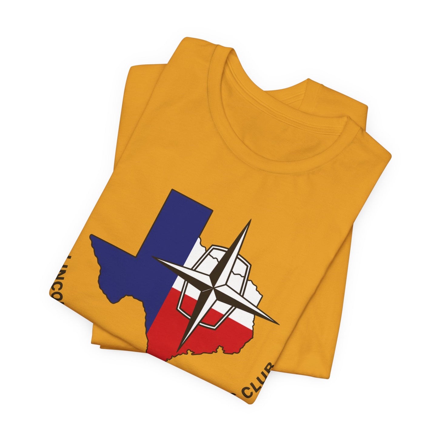 Lincoln & Continental Owners Club - Texas Gulf Coast Region T‑Shirt — Unisex Jersey Short Sleeve Tee