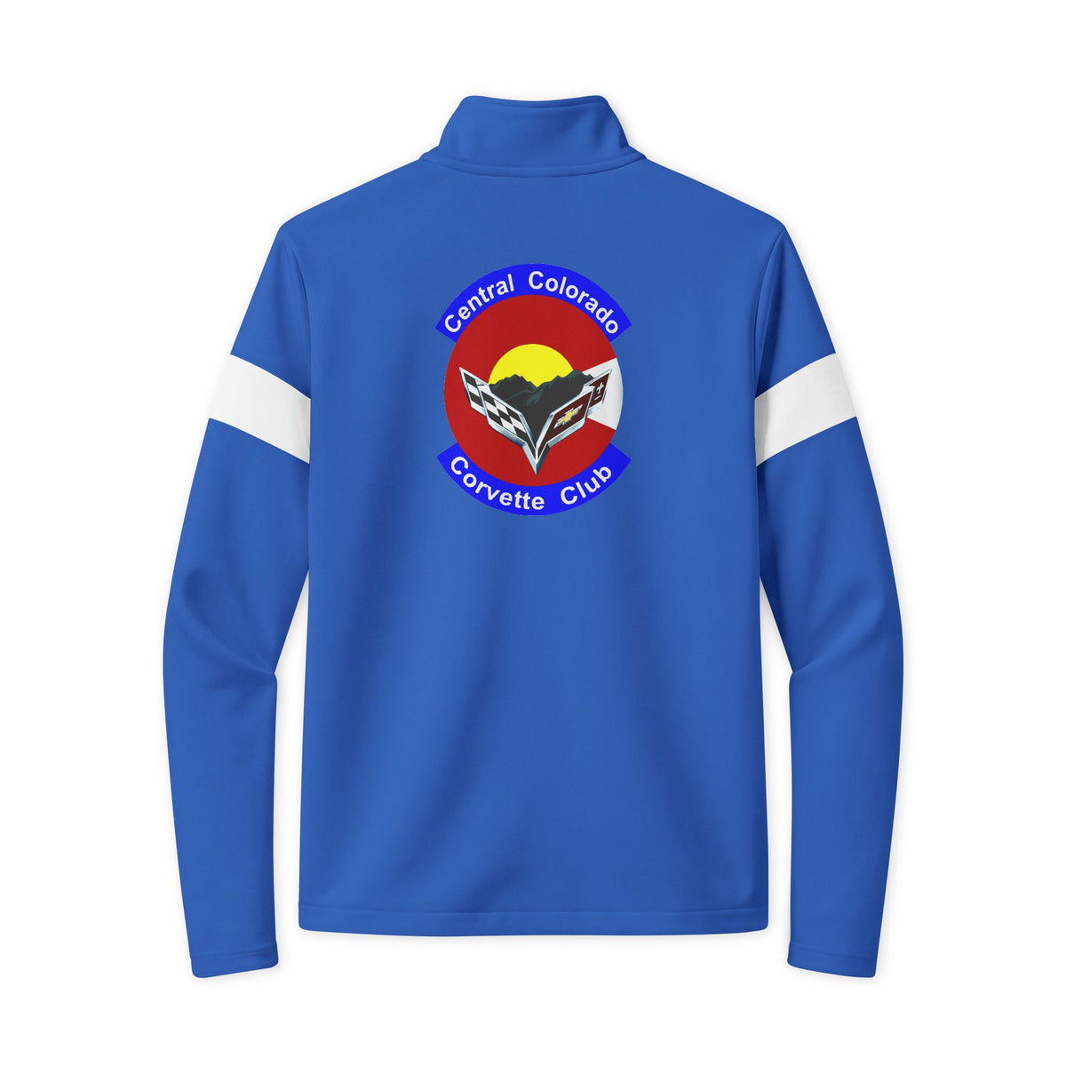 Central Colorado Corvette Club Full-Zip Jacket — Printed Direct to Film with Front and Back Logos