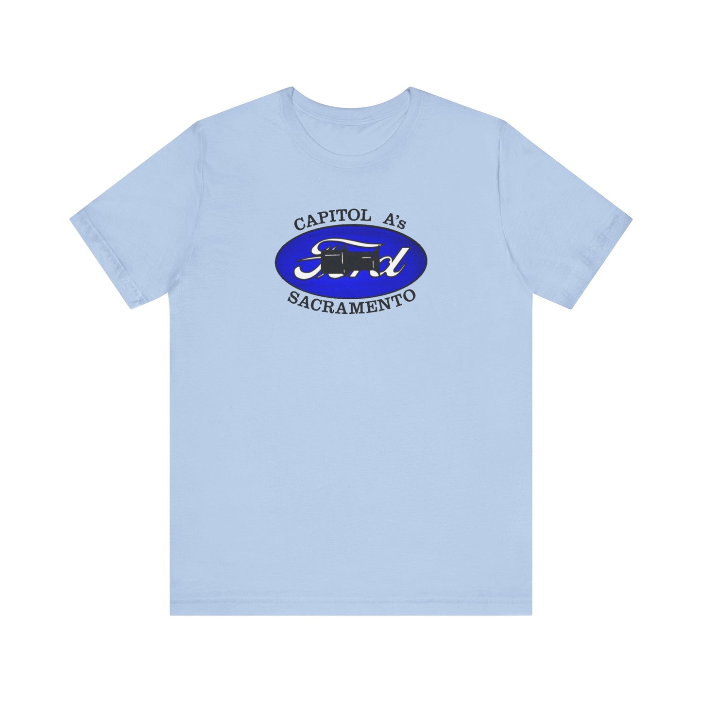 Capitol A's (large front only logo) Unisex Jersey Short Sleeve Tee
