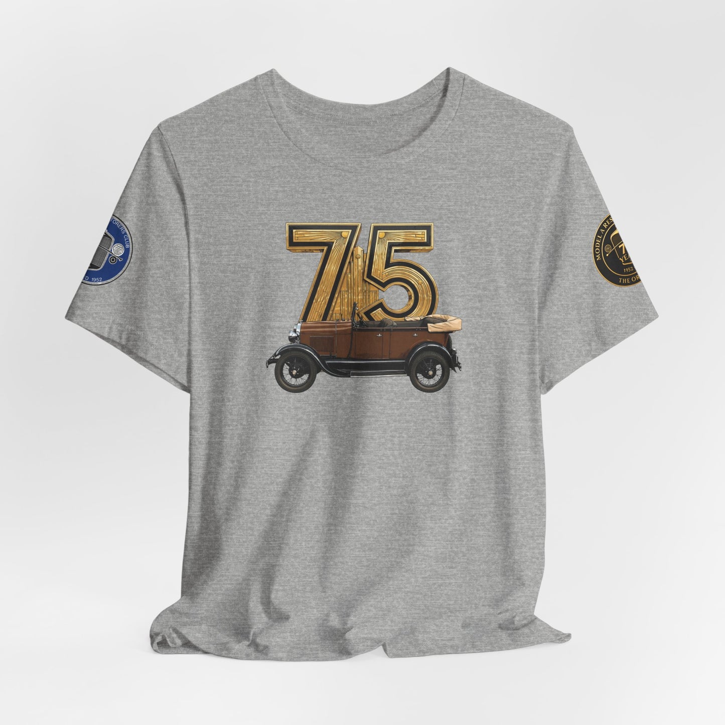 MARC 75th Anniversary Tee with Touring car and MARC logos on both sleeves