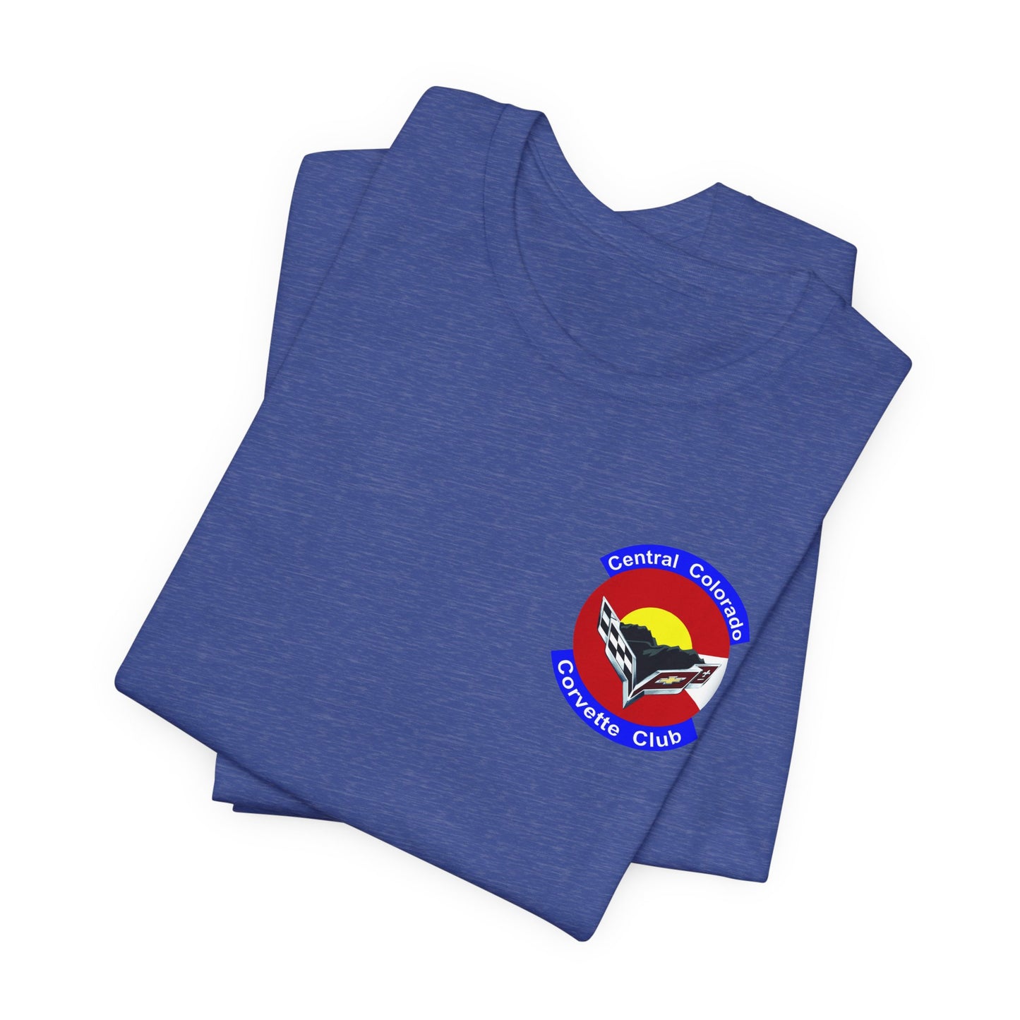 Central Colorado Corvette Club T‑Shirt — Front and Back Logos