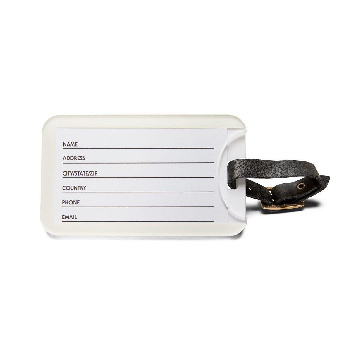 Classic Car Club of America Luggage Tag — Vintage Red Roadster Travel ID