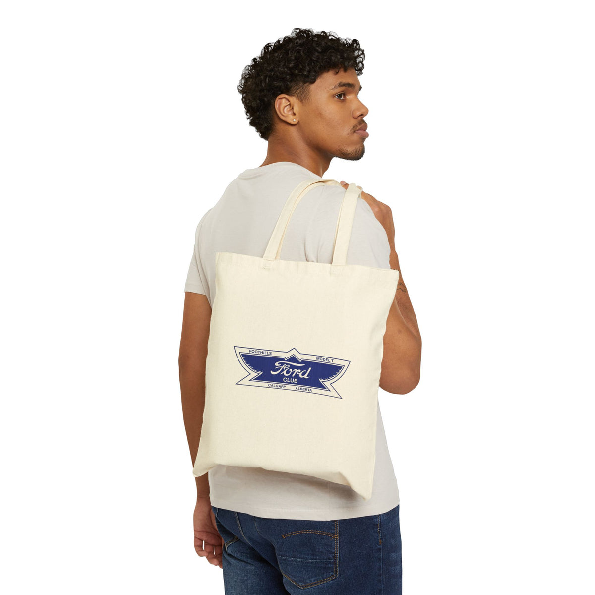 Foothills Model T Club Tote Bag – Cotton Canvas Grocery & Everyday Carry