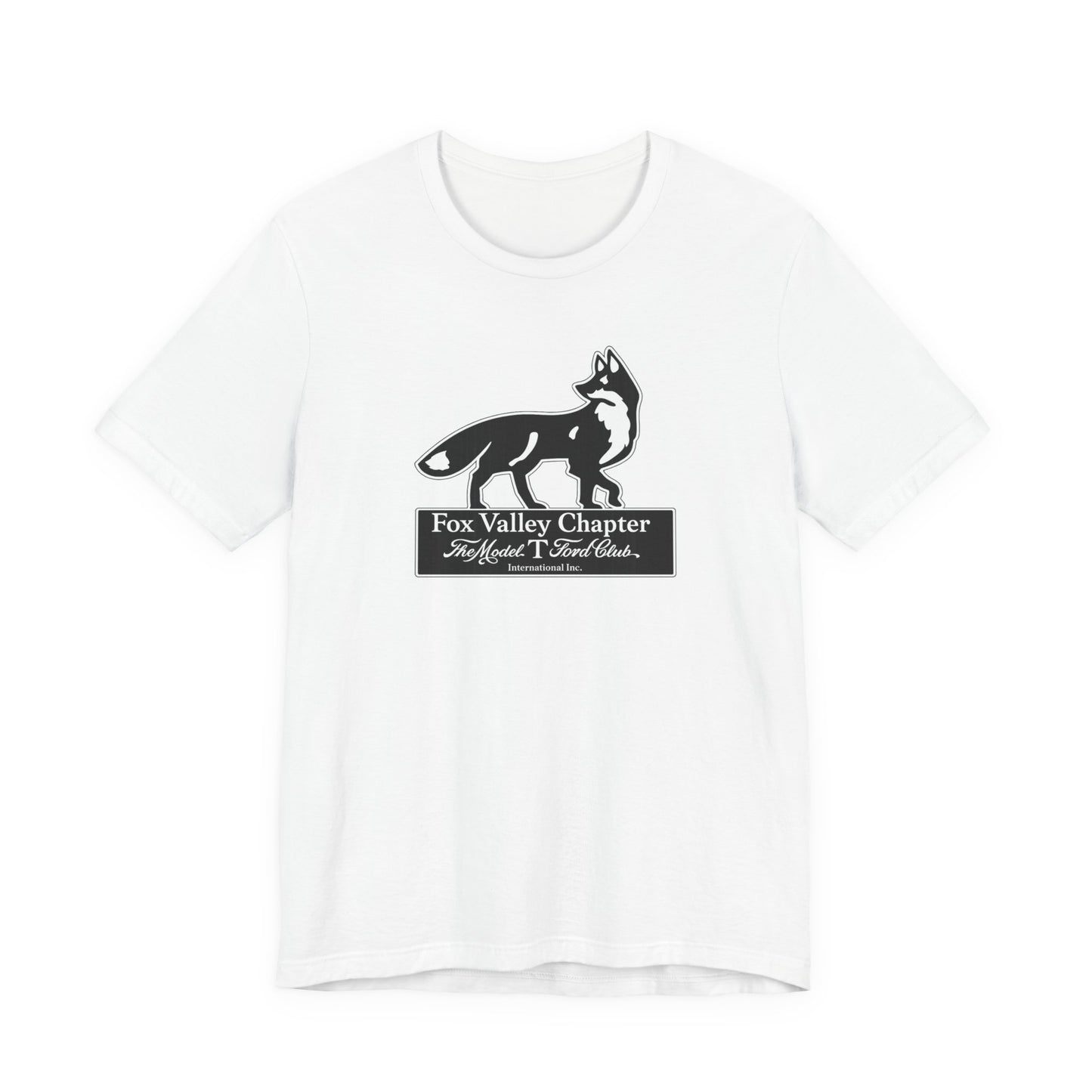 Fox Valley Chapter Model T Ford Club Tee — Vintage Fox Logo Short Sleeve T-Shirt