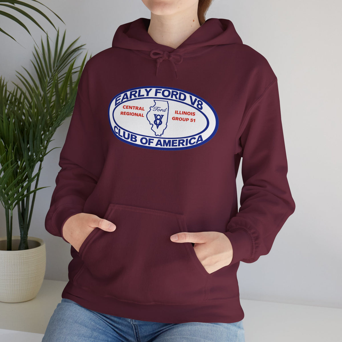 Central Illinois Early Ford V8 Hoodie