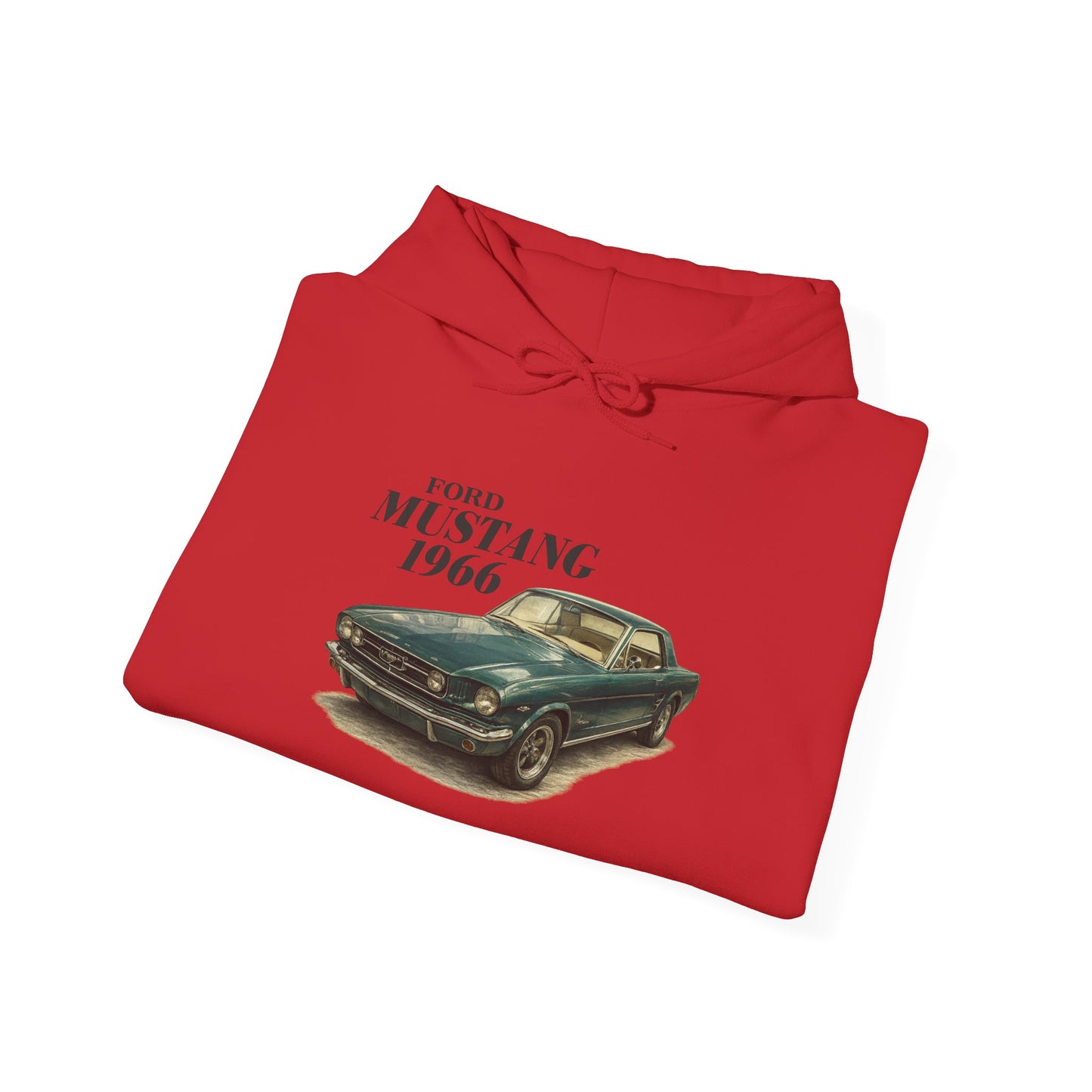 1966 Ford Mustang Vintage Car Hoodie — (Rick C)