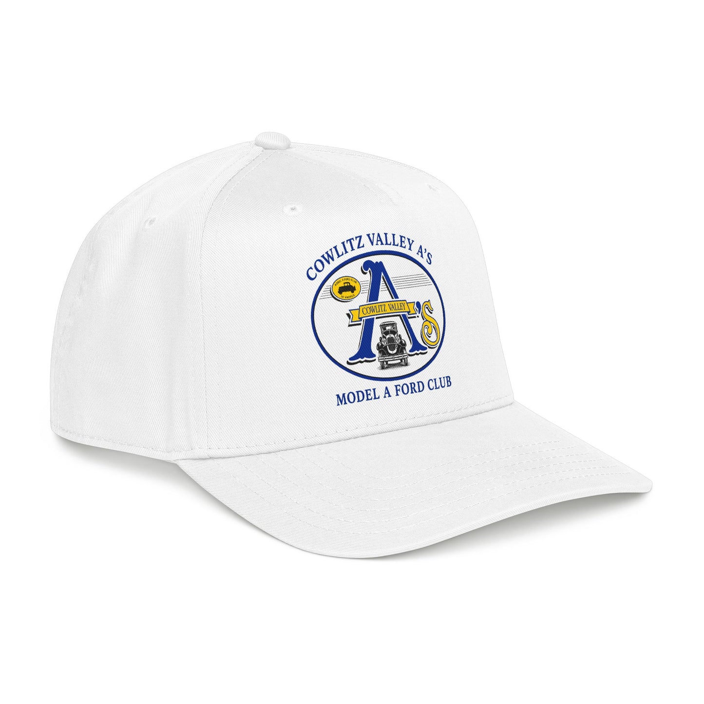 Cowlitz Valley A's Model A Ford Club Baseball Cap — Cowlitz Valley A's Vintage Car Logo