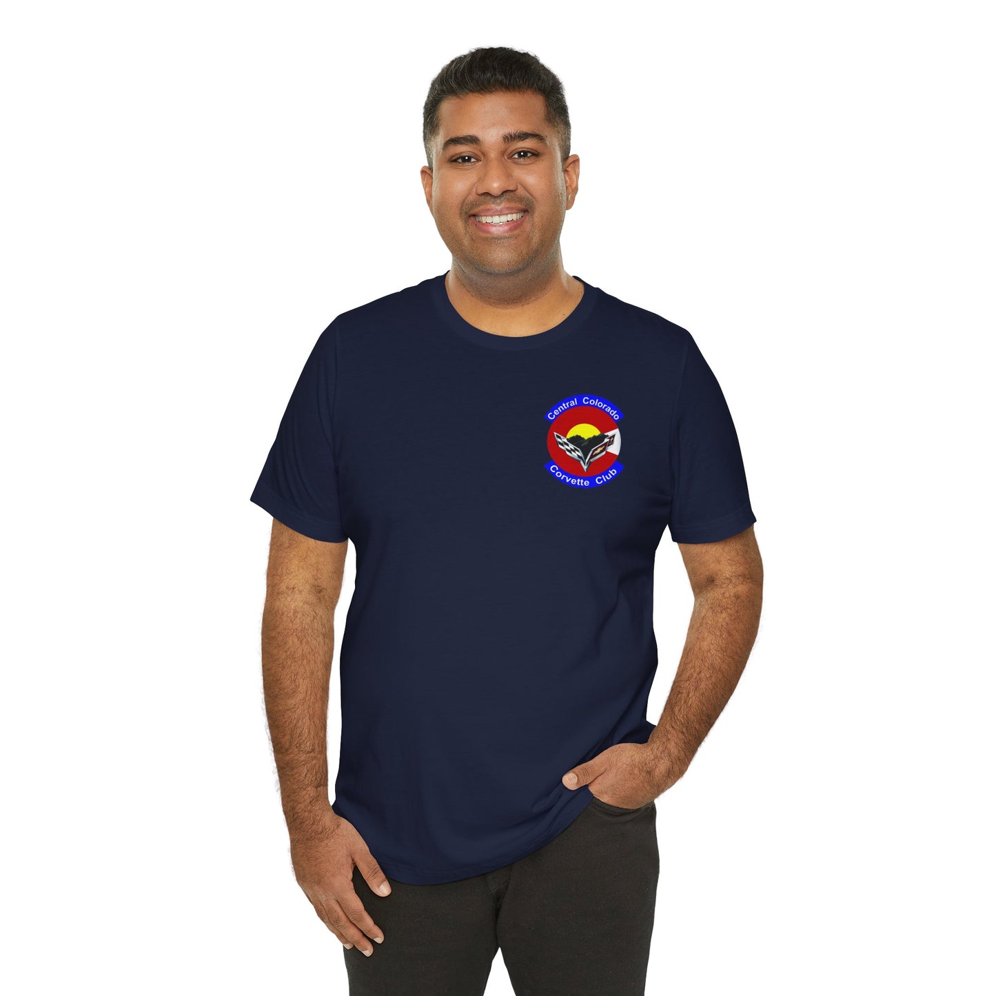 Central Colorado Corvette Club T‑Shirt — Front and Back Logos
