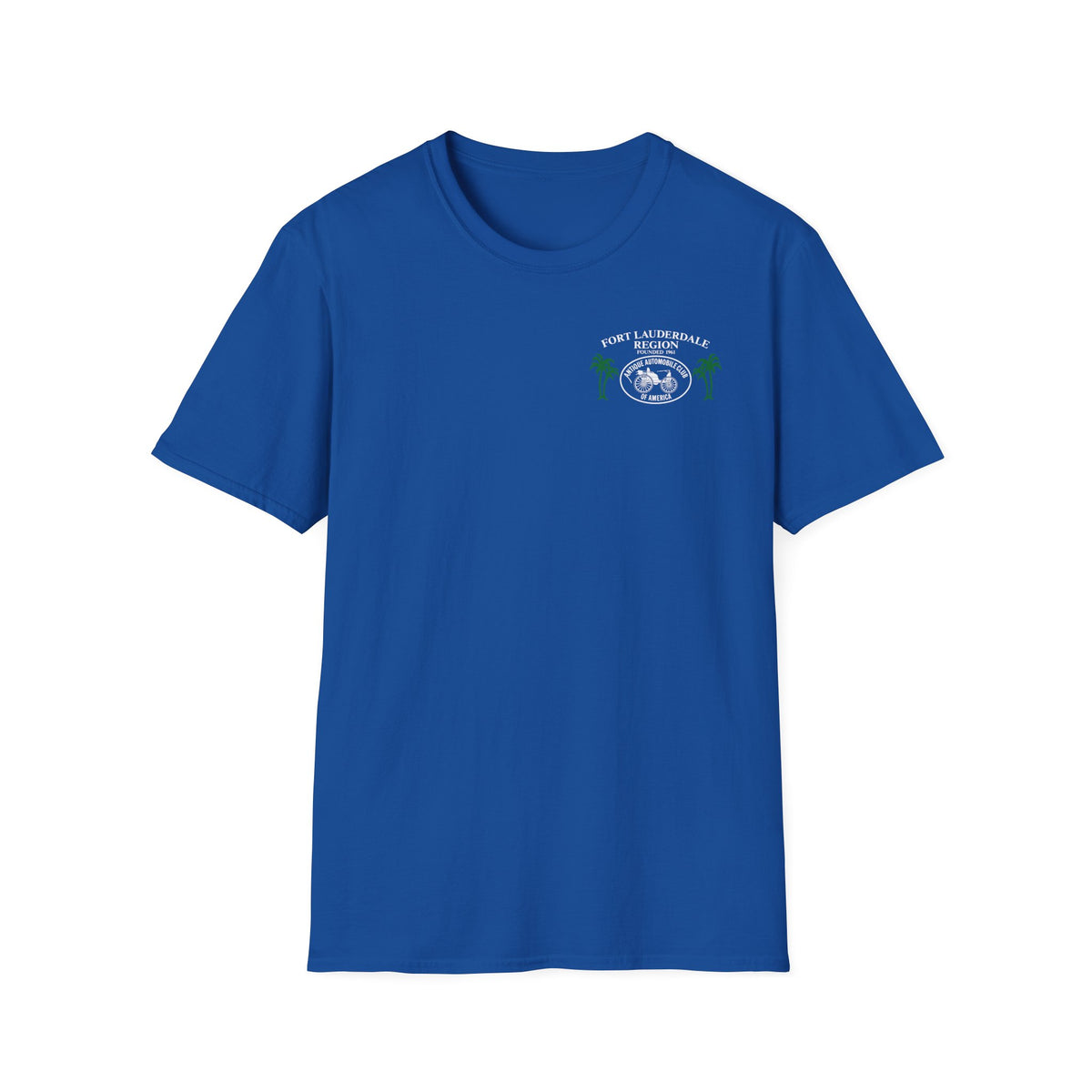 Fort Lauderdale Region AACA T-Shirt - Unisex Softstyle T-Shirt Front and Back Logos