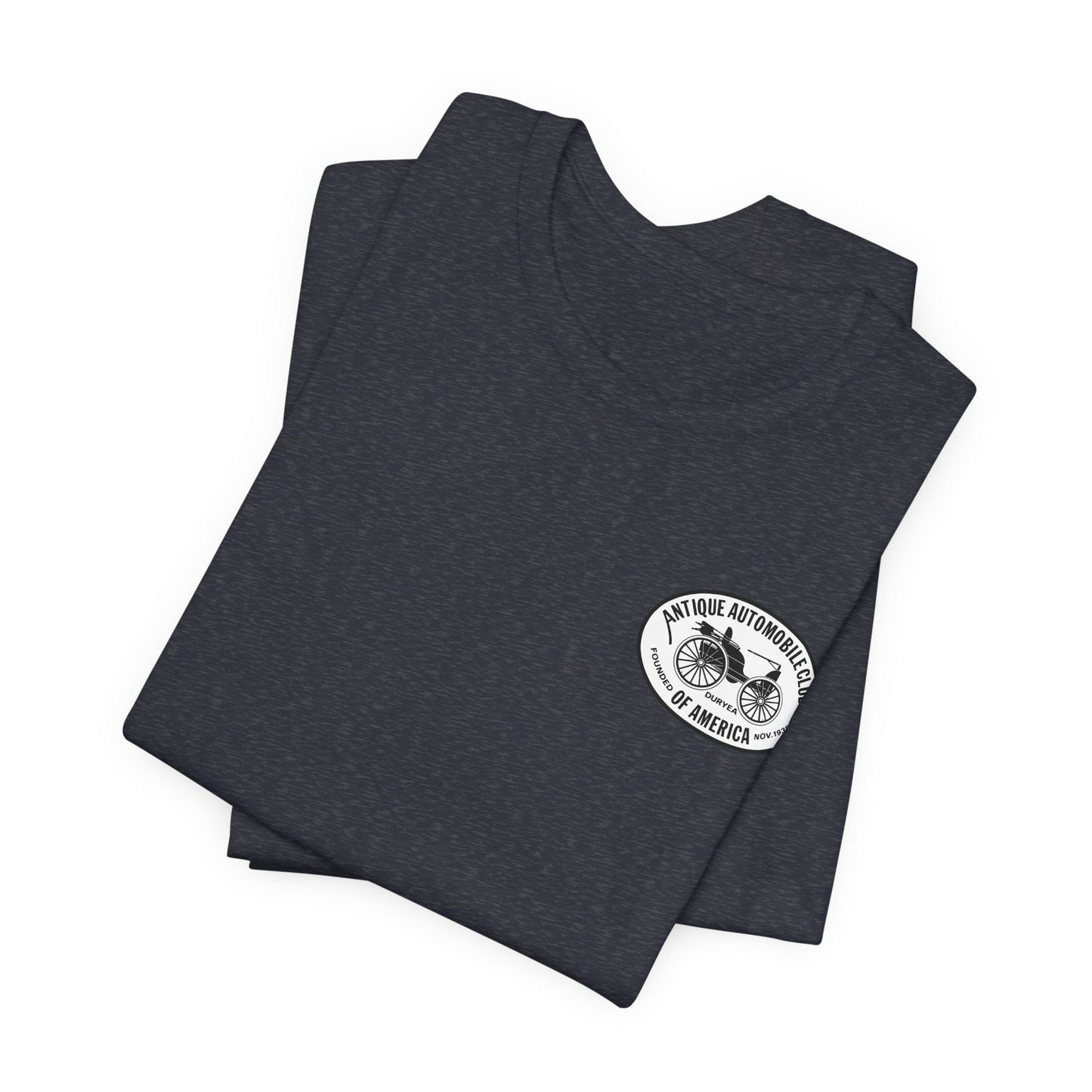 Shenandoah Region AACA Tee — Small White AACA Logo on Front and Large White Shenandoah Region AACA Logo on Back