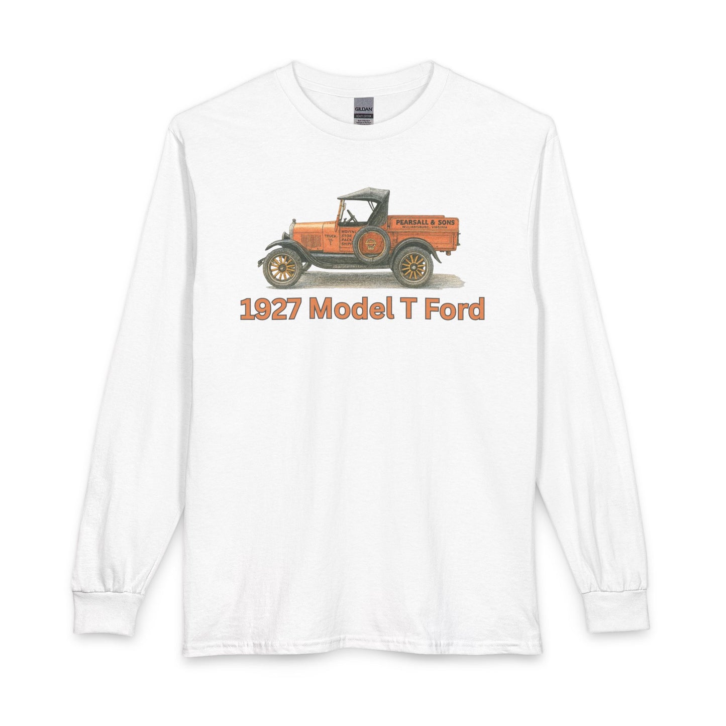 1927 Model T Ford Pickup Long Sleeve Tee - Pearsall