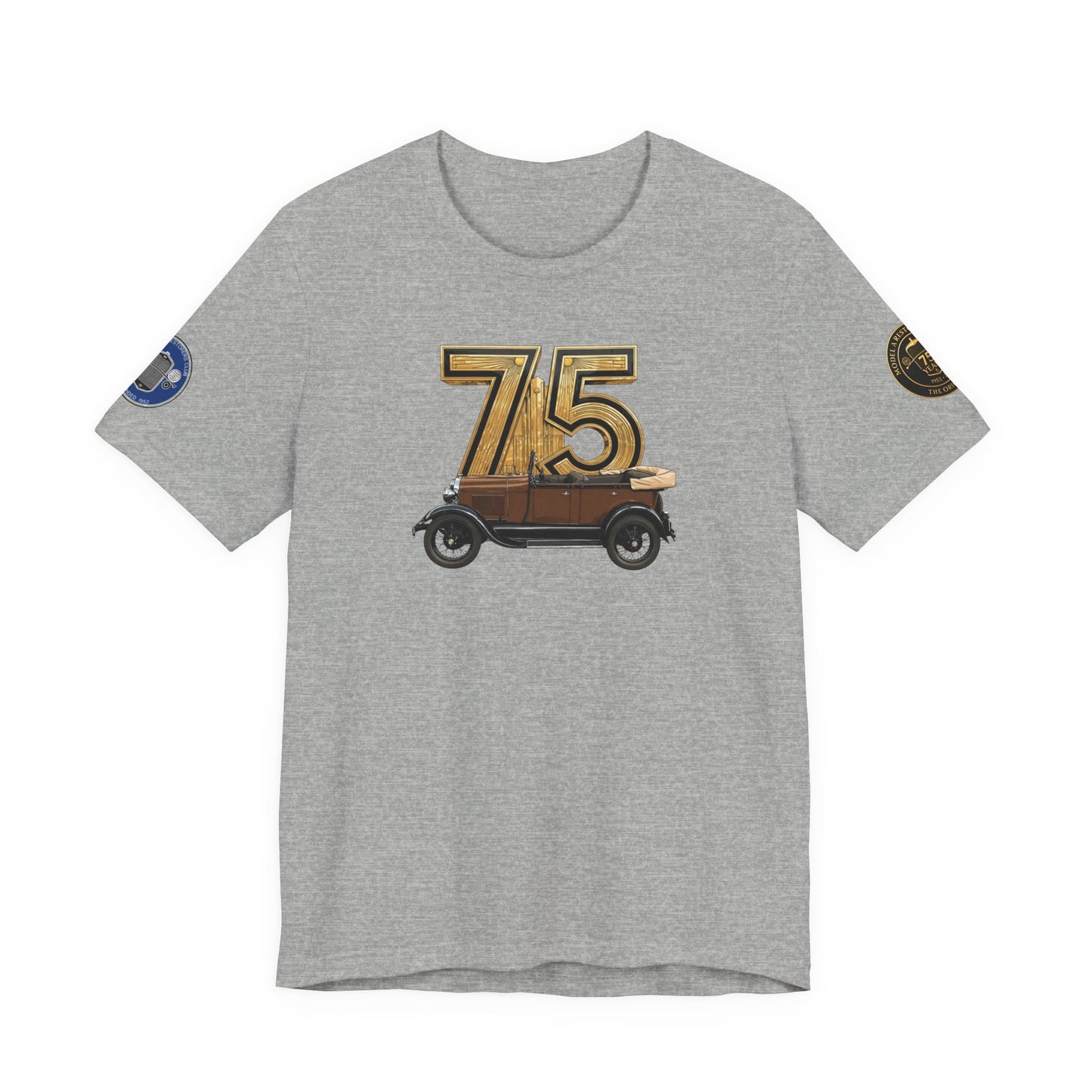 MARC 75th Anniversary Tee with Touring car and MARC logos on both sleeves