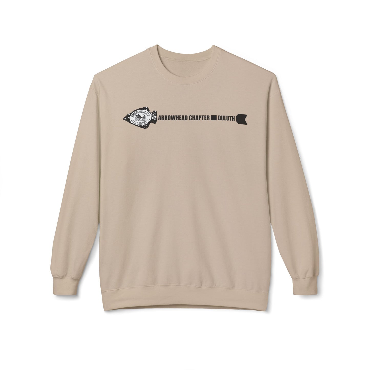 Arrowhead Chapter Club Crewneck Sweatshirt — Vintage Automobile Motor Club Design