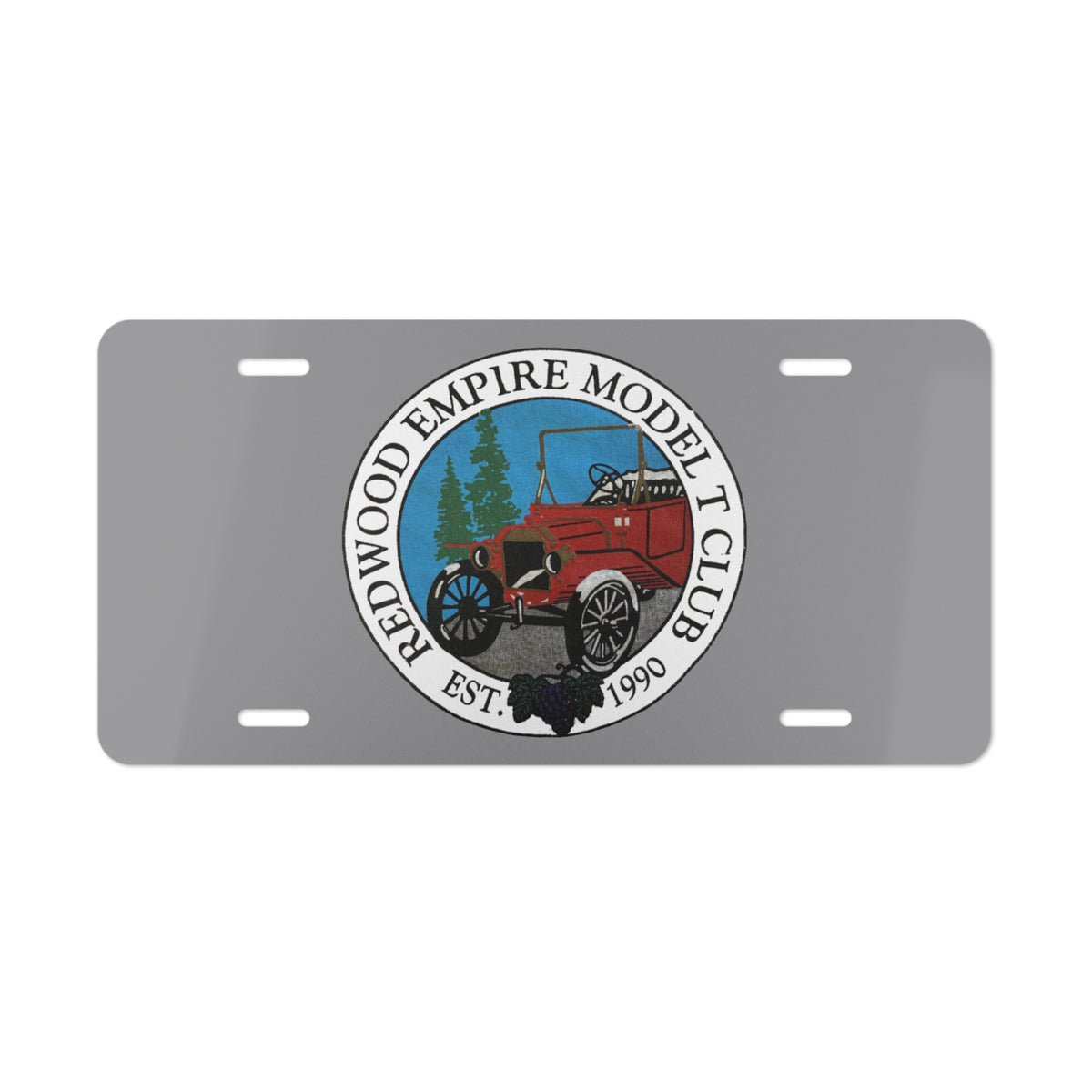 Redwood Empire Model T Club Vanity Plate