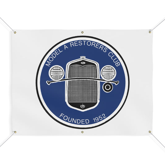 Model A Restorers Club Matte Banner – Vintage Car Grill Emblem Outdoor Sign (Founded 1952)