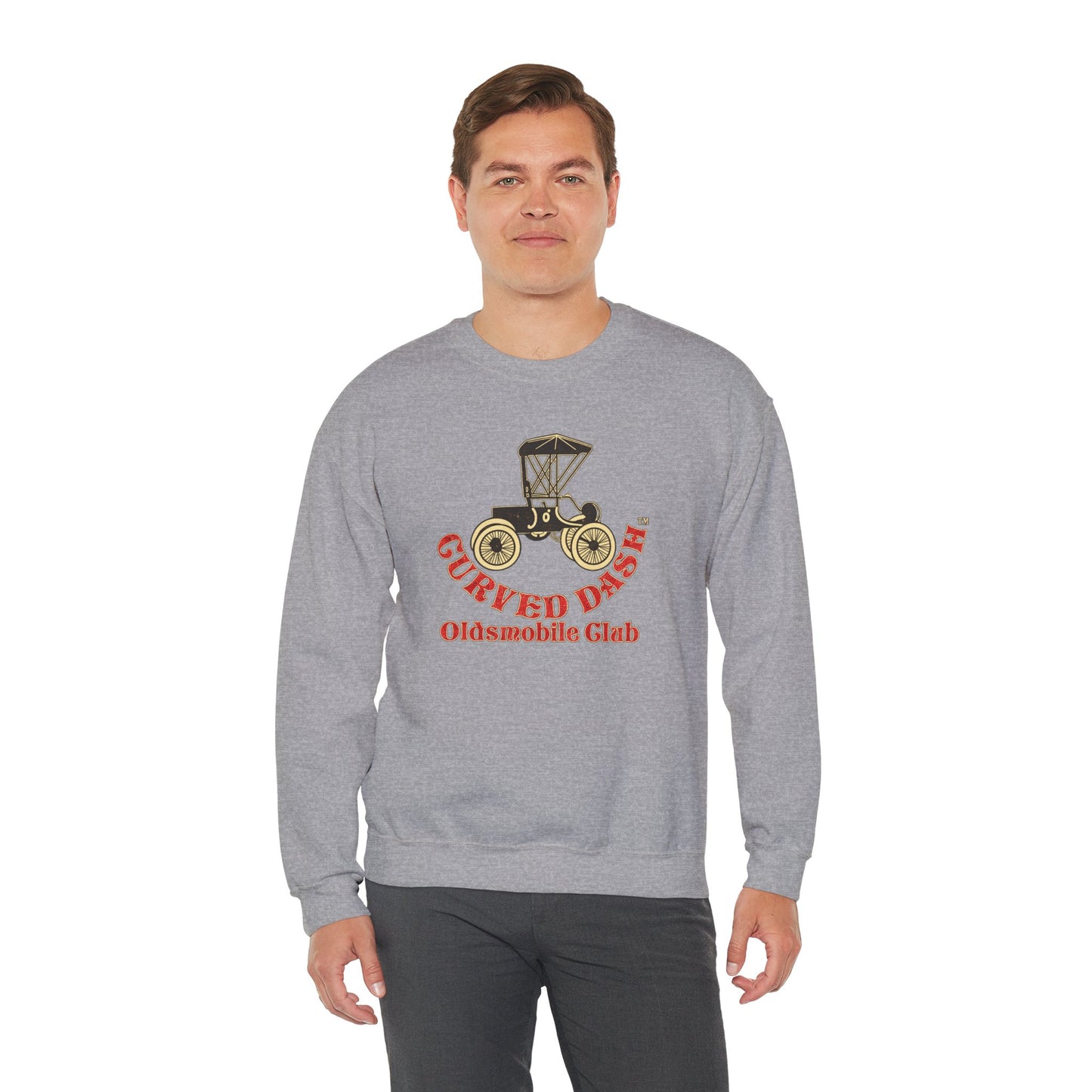 Curved Dash Oldsmobile Club Crewneck Sweatshirt