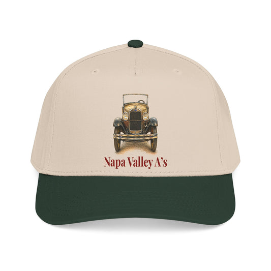 Napa Valley A's - Mid Profile Baseball Cap