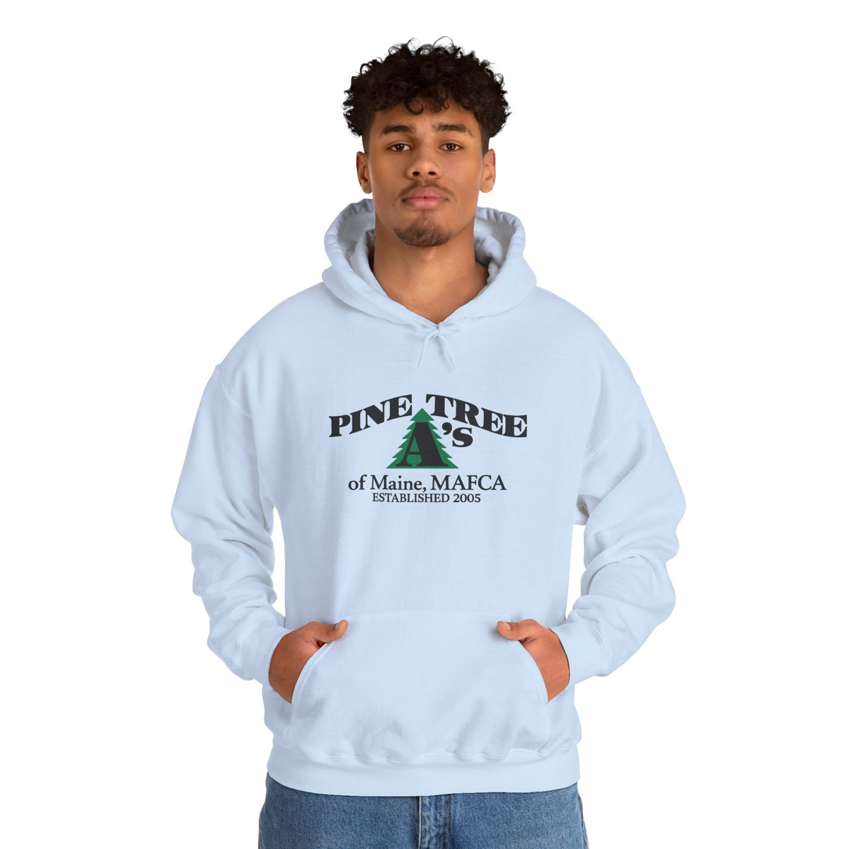 Pine Tree A's of Maine, MAFCA Hoodie – Unisex Heavy Blend™ Hooded Sweatshirt