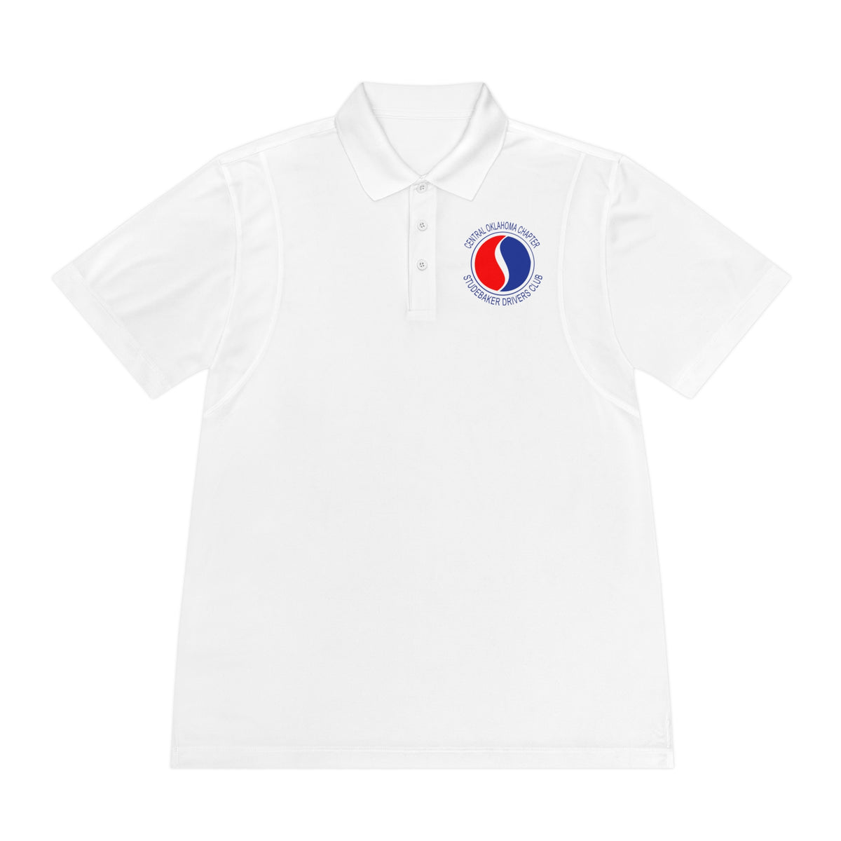 Central Oklahoma Chapter Studebaker Drivers Club Men's Printed Sport Polo Shirt