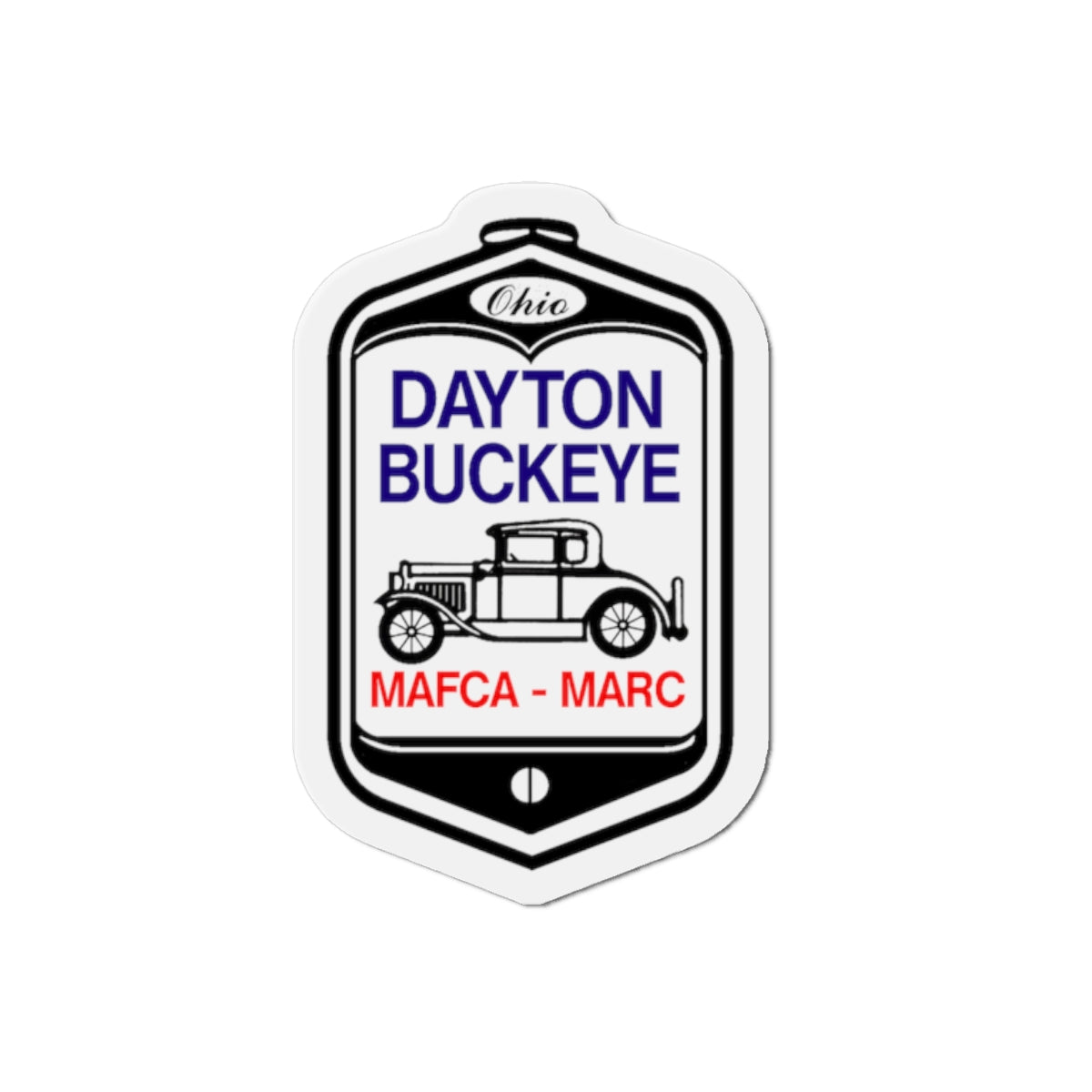 Dayton Buckeye Model A Ford Club - Vintage Die-Cut Magnet