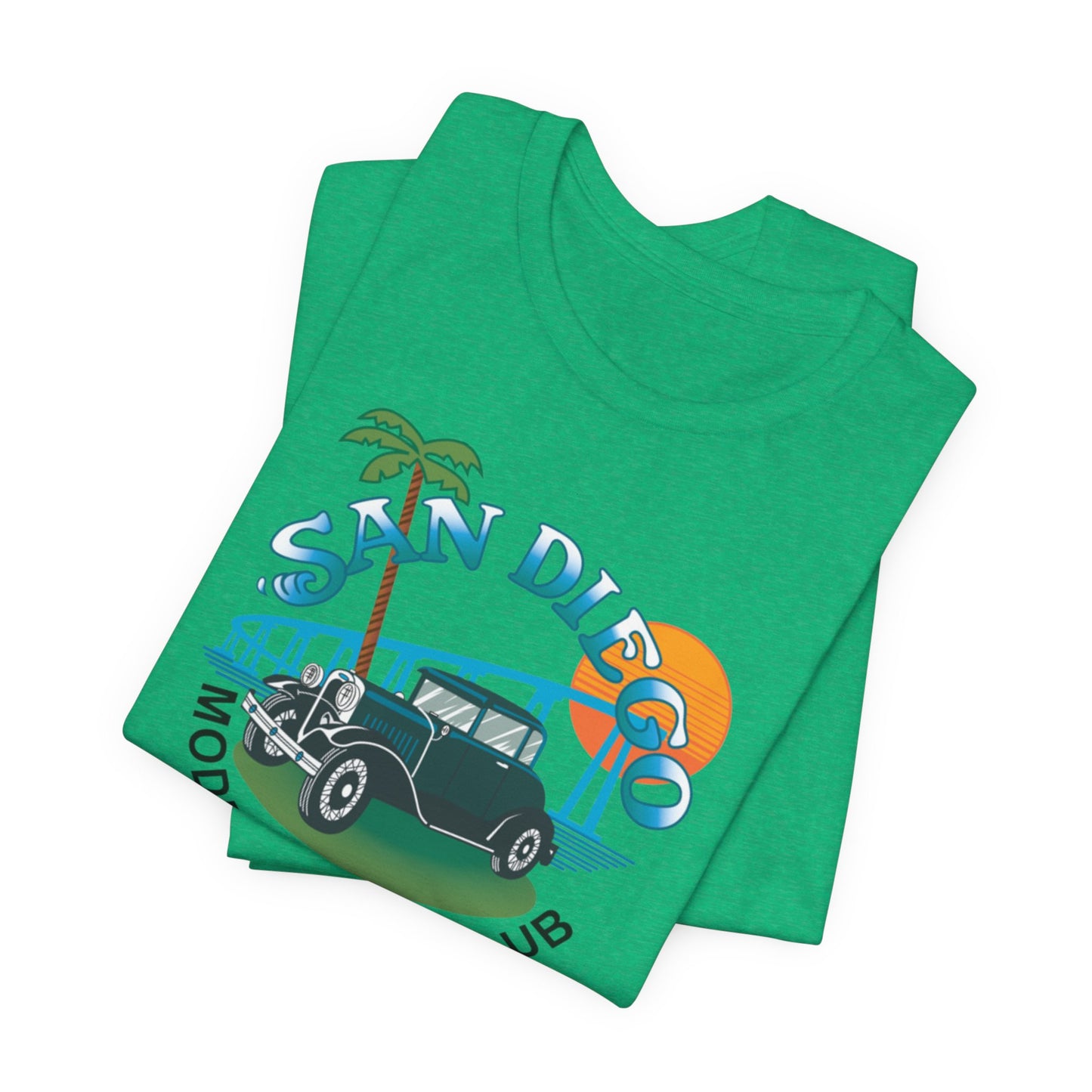 San Diego Model A Ford Club Tee — Large Front Logo