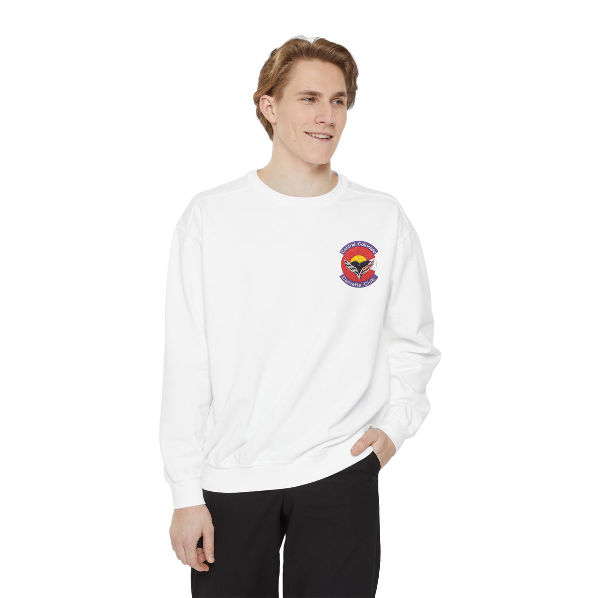 Central Colorado Corvette Club Embroidered Sweatshirt